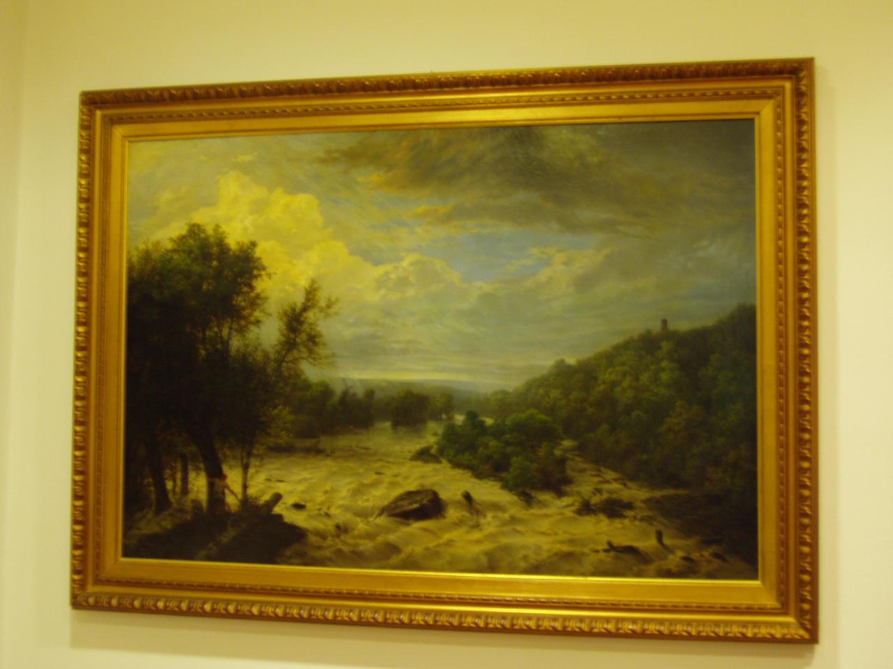 Fiume in piena, fiume in piena (dipinto) - n.d. (sec. XIX)