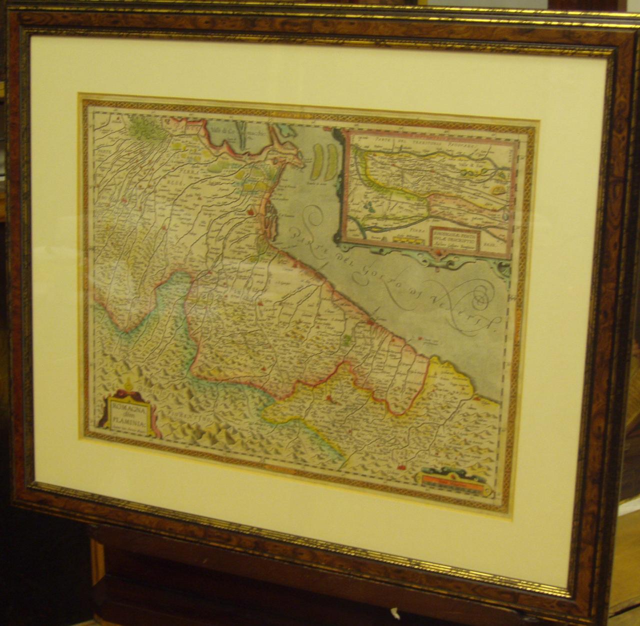 Carta della regione Romagna, carta della regione Romagna (incisione) di Magni, Antonio (seconda metà sec. XVIII)