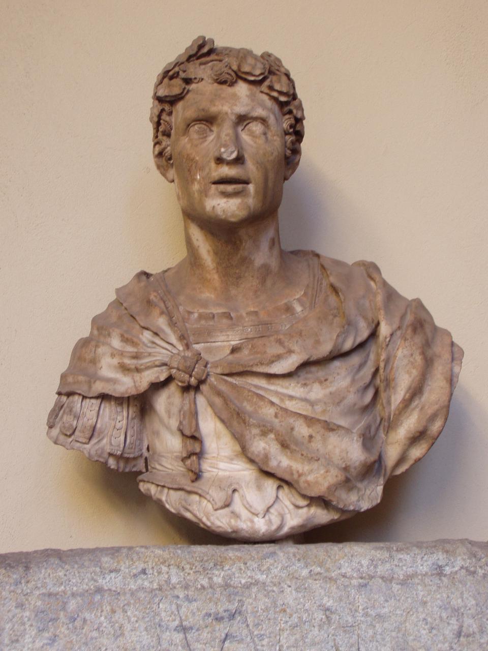 Busto di imperatore, busto di imperatore (busto) - ambito Italia settentrionale (secondo quarto sec. XVI)