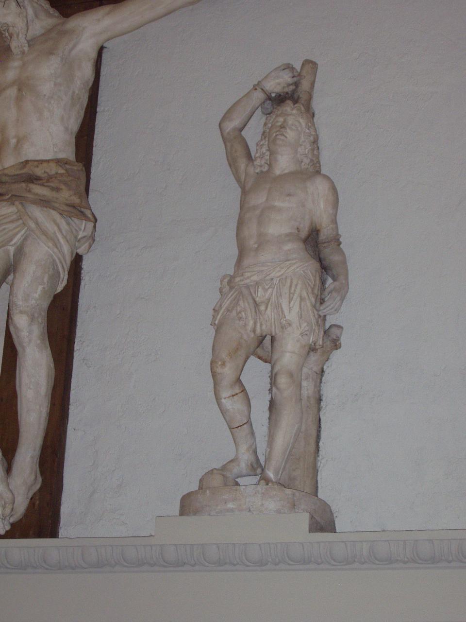 San Sebastiano (copia da Cristoforo Solari), San Sebastiano (statua) - ambito milanese (prima metà sec. XVII)