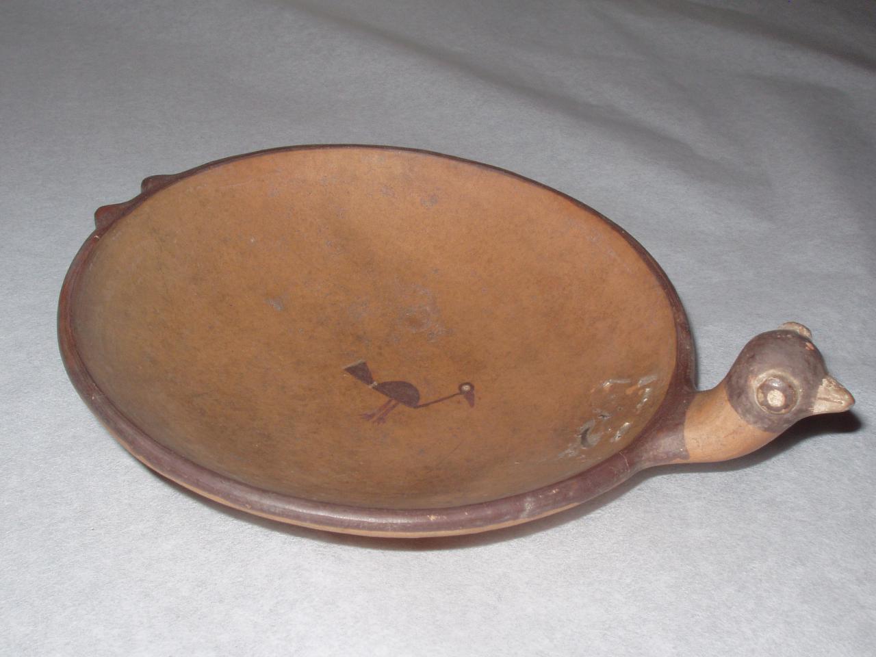 Piattino, uccello (piattino) - produzione Inca (secc. XIV/ XVI)