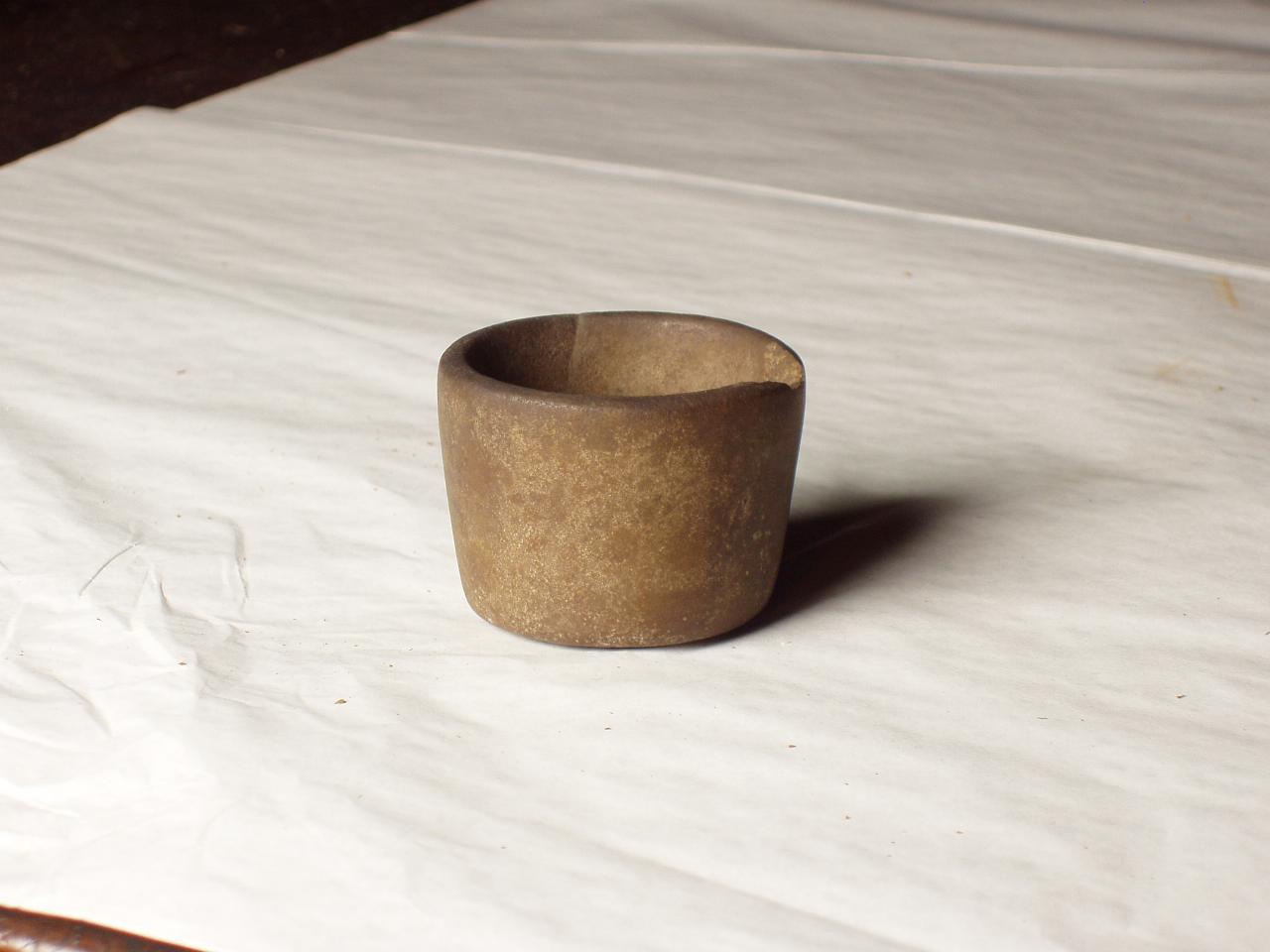 Mortaio in miniatura, mortaio (mortaio) - produzione Inca (secc. XIV/ XVI)