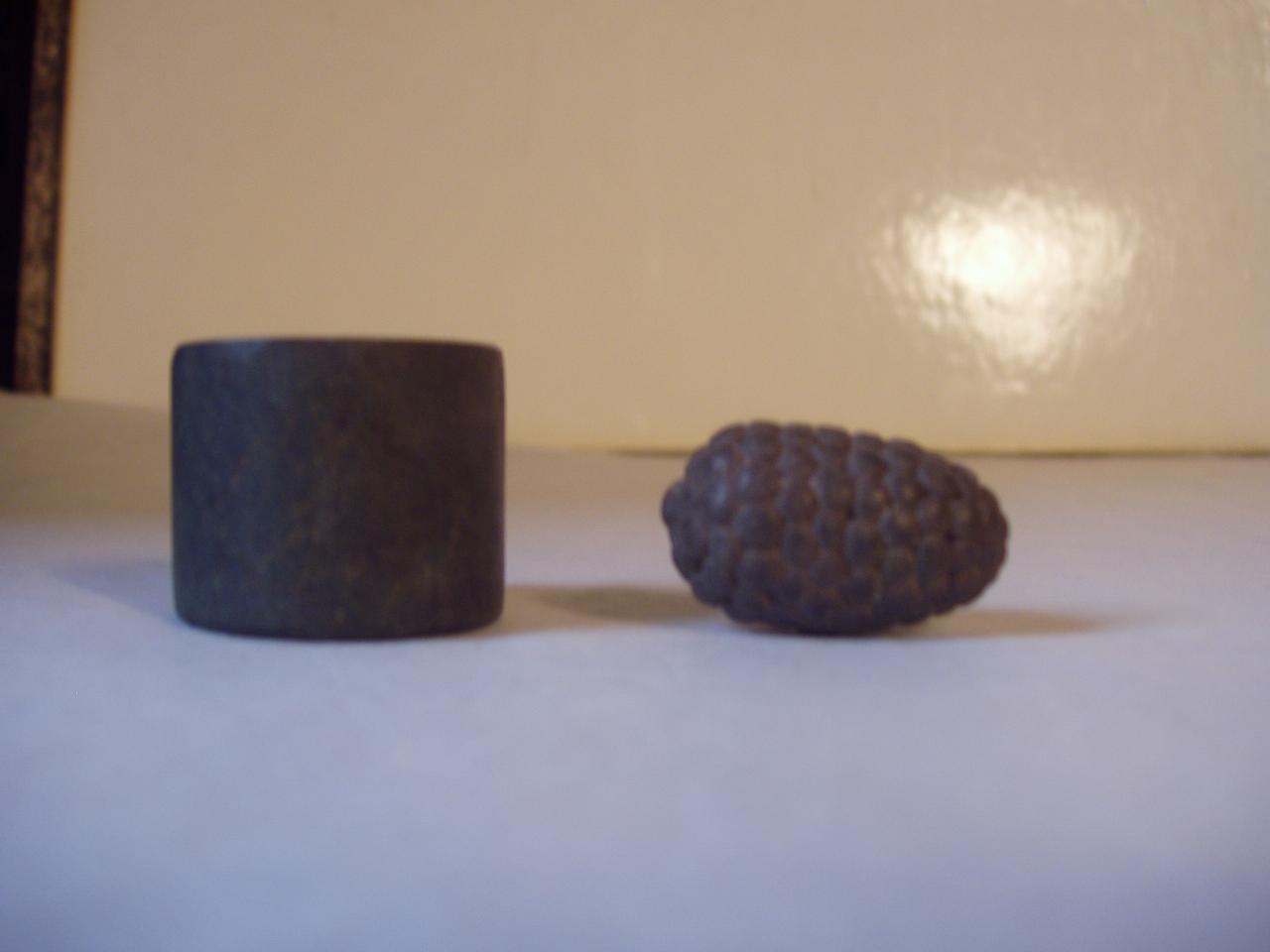 Mortaio in miniatura, mortaio (mortaio) - produzione Inca (secc. XIV/ XVI)