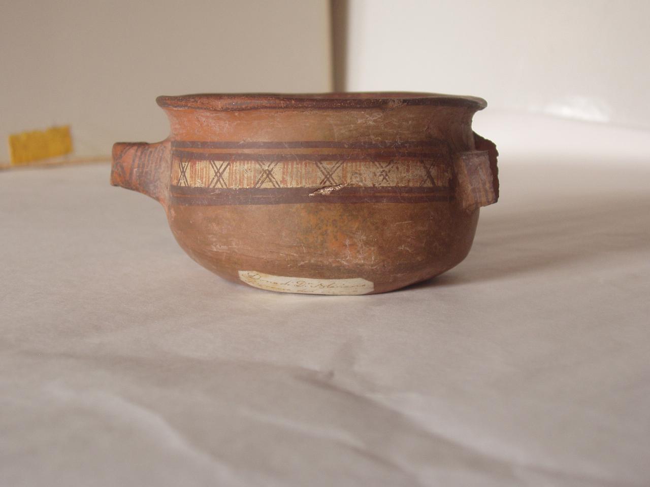 Ciotola, motivi decorativi geometrici (ciotola) - produzione Inca (secc. XIV/ XVI)