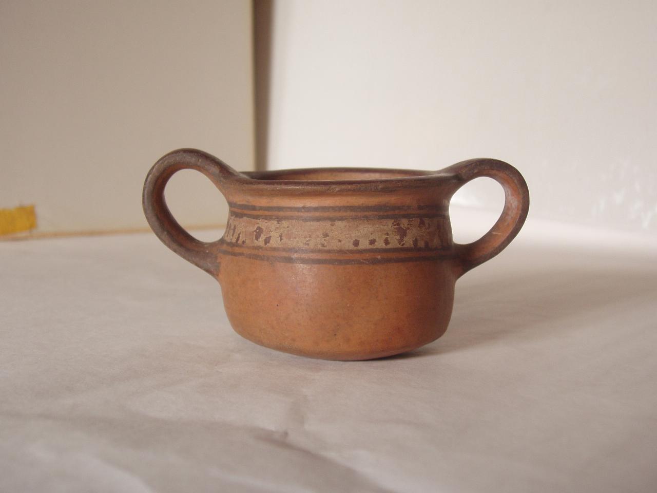 Ciotola, motivi decorativi geometrici (ciotola) - produzione Inca (secc. XIV/ XVI)