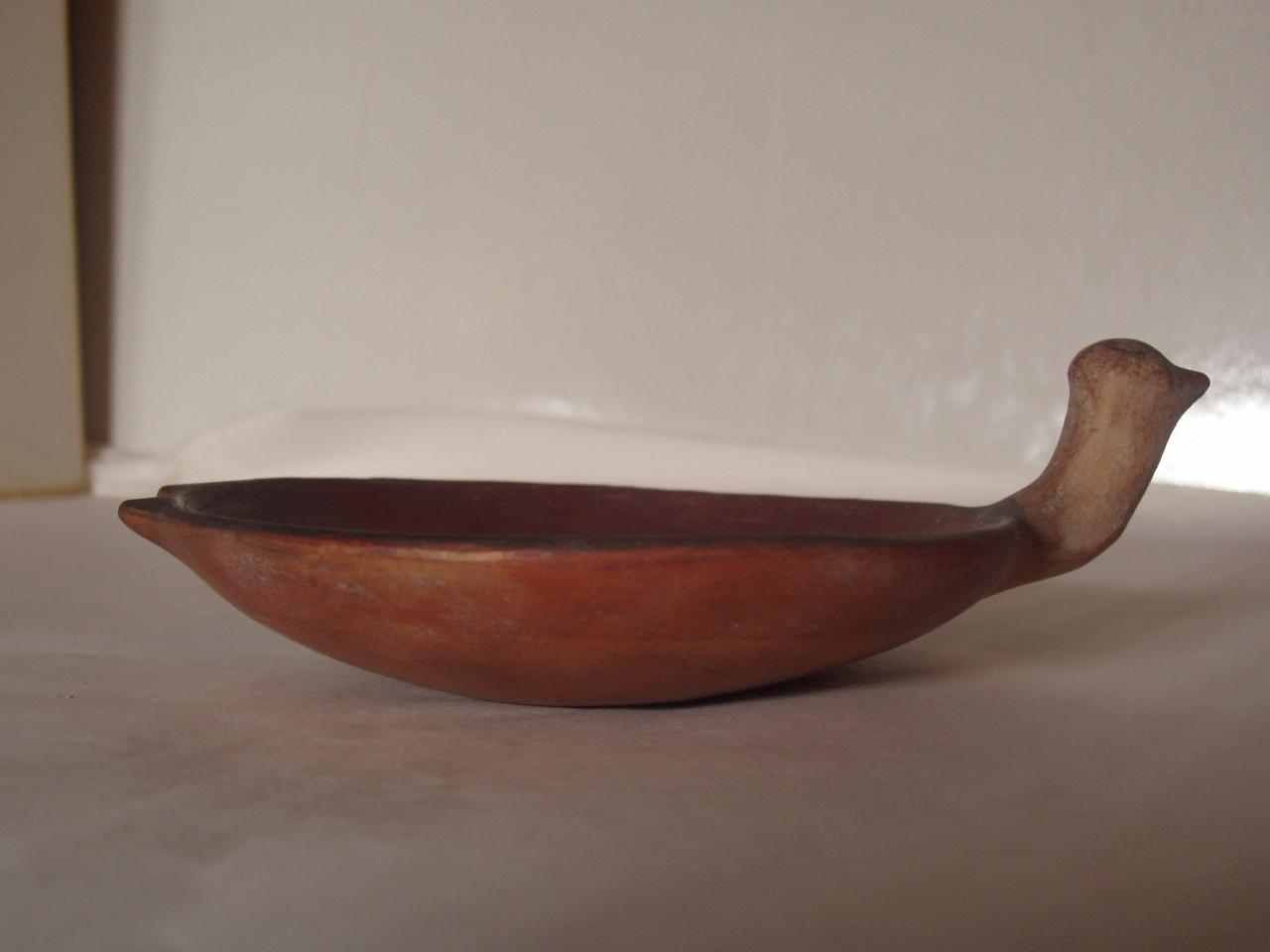 Piattino, motivo decorativo zoomorfo (piattino) - produzione Inca (secc. XIV/ XVI)