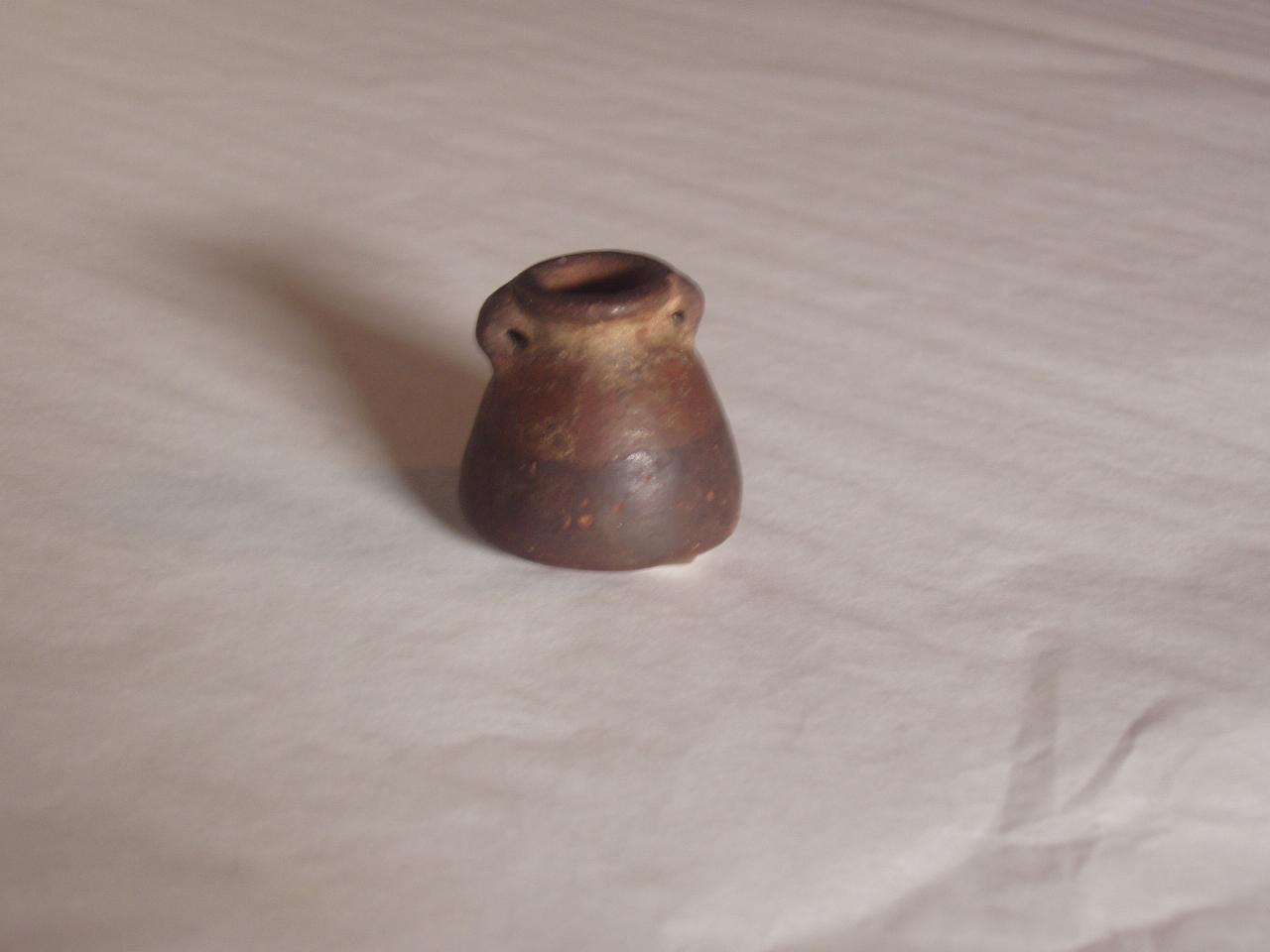 Miniature di recipienti, decorazione monocroma (recipiente) - produzione Inca (secc. XIV/ XVI)