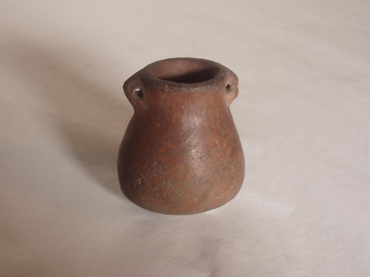 Miniature di recipienti, recipiente (recipiente) - produzione Inca (secc. XIV/ XVI)