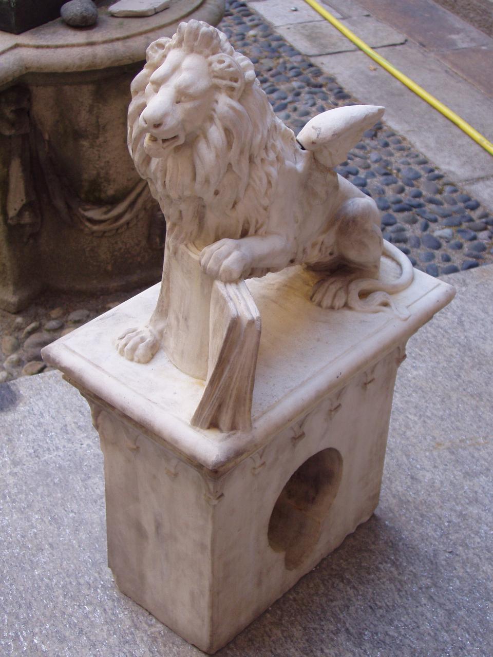 Leone di San Marco, leone di San Marco (statua) - ambito lombardo (secc. XVIII/ XIX)