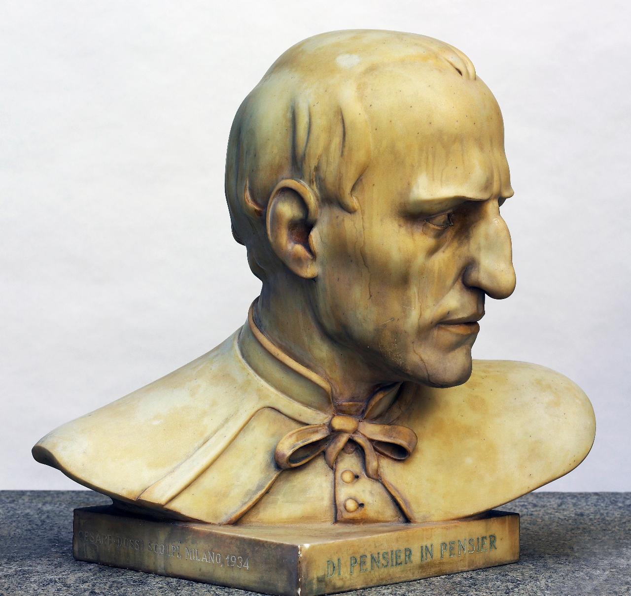 Giovanni Galbiati, ritratto di Giovanni Galbiati (busto) di Dossi, Cesare (sec. XX)