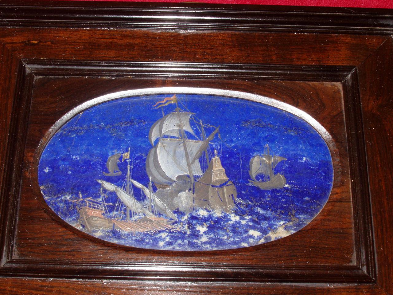 Tempesta di mare con barche, tempesta di mare con barche (dipinto) di Del Sole, Giovanni Battista (sec. XVII)