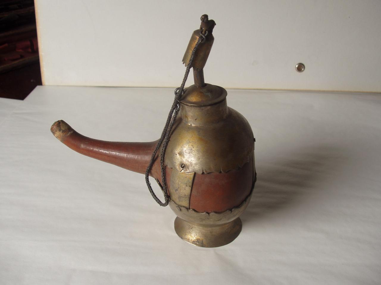 Mate e bombilla (recipiente) - ambito boliviano (secc. XVIII/ XIX)