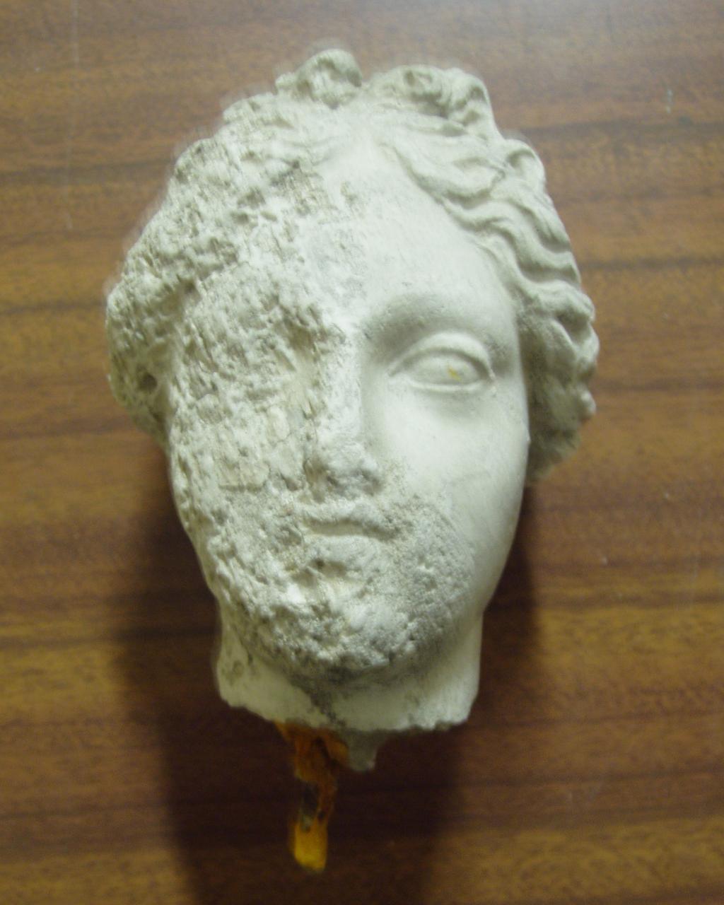 Testina femminile, figura femminile (statua) - ambito lombardo (sec. XIX)