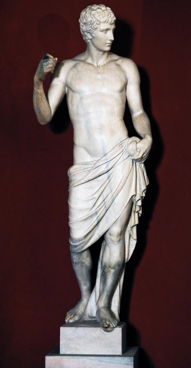 Santo martire guerriero (statua) - ambito lombardo (prima metà sec. XIX)
