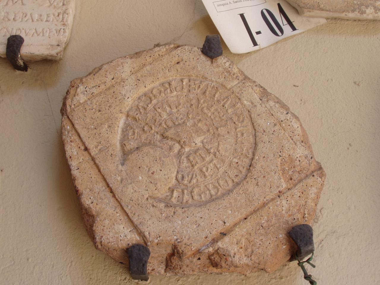 Bollo fittile ritagliato (tegola) - n.d. (n.d.)