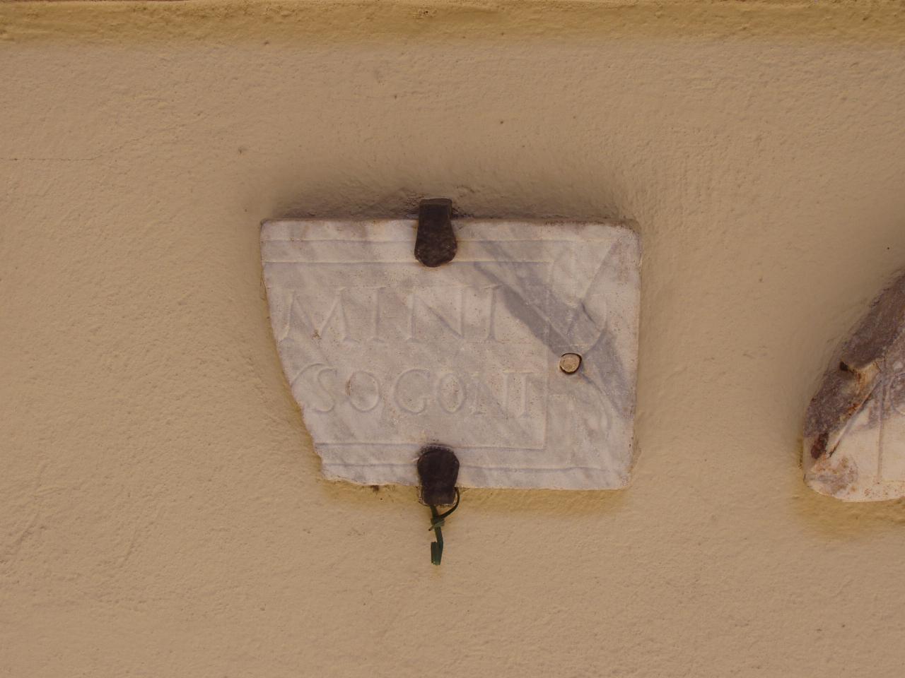 Lastrina funeraria (lastra) - n.d. (secc. I/ II)