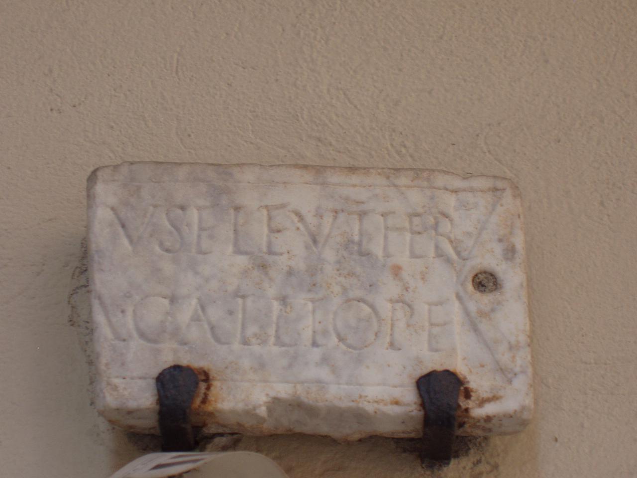 Lastrina funeraria (lastra) - n.d. (secc. I/ II)