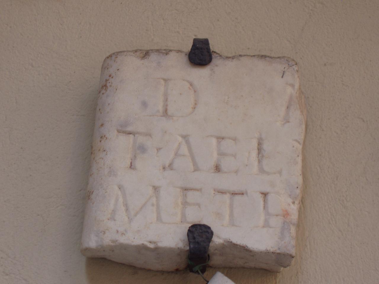 Lastrina funeraria (lastra) - n.d. (secc. I/ II)