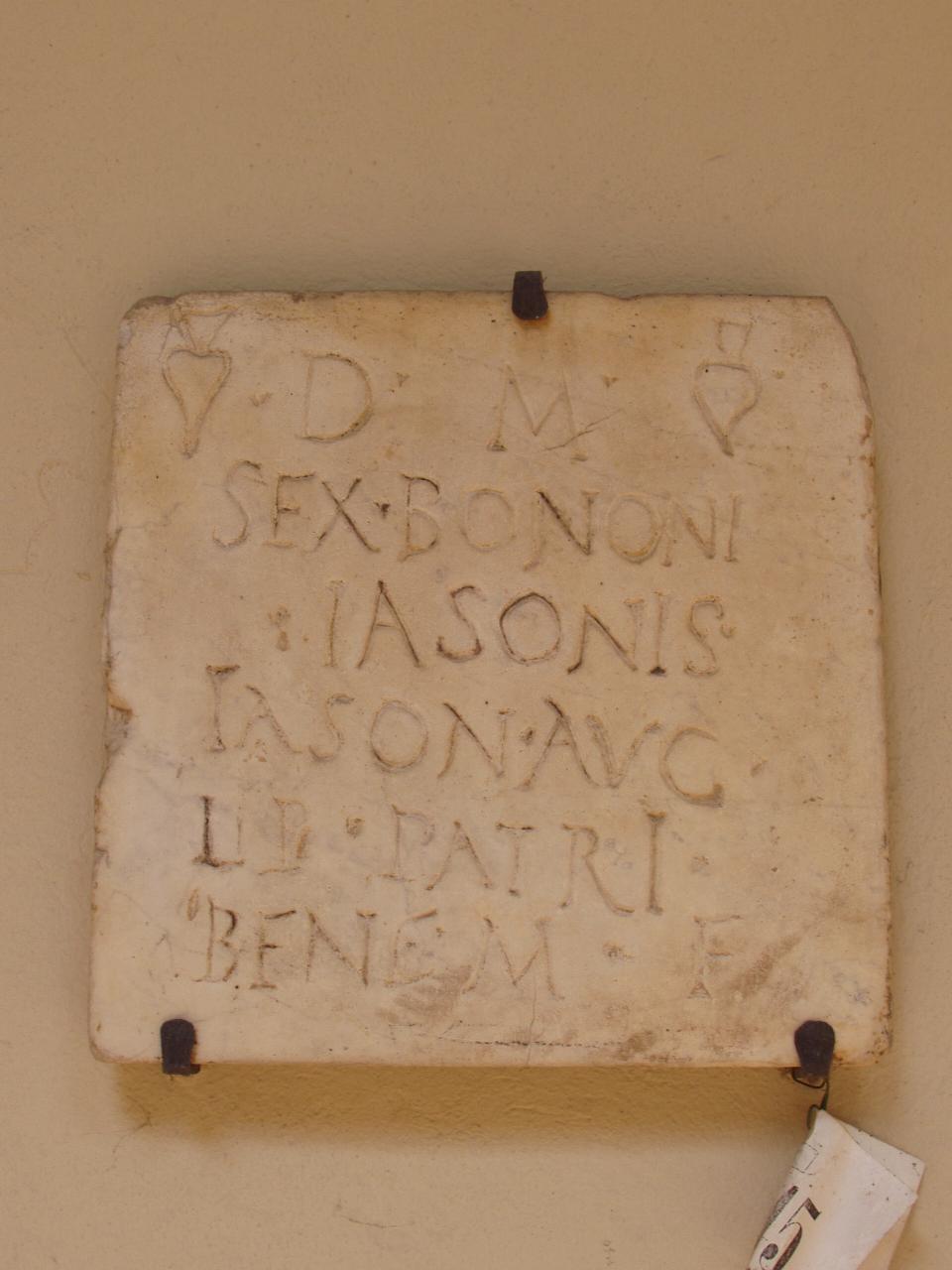 Lastrina funeraria (lastra) - n.d. (secc. I/ II)