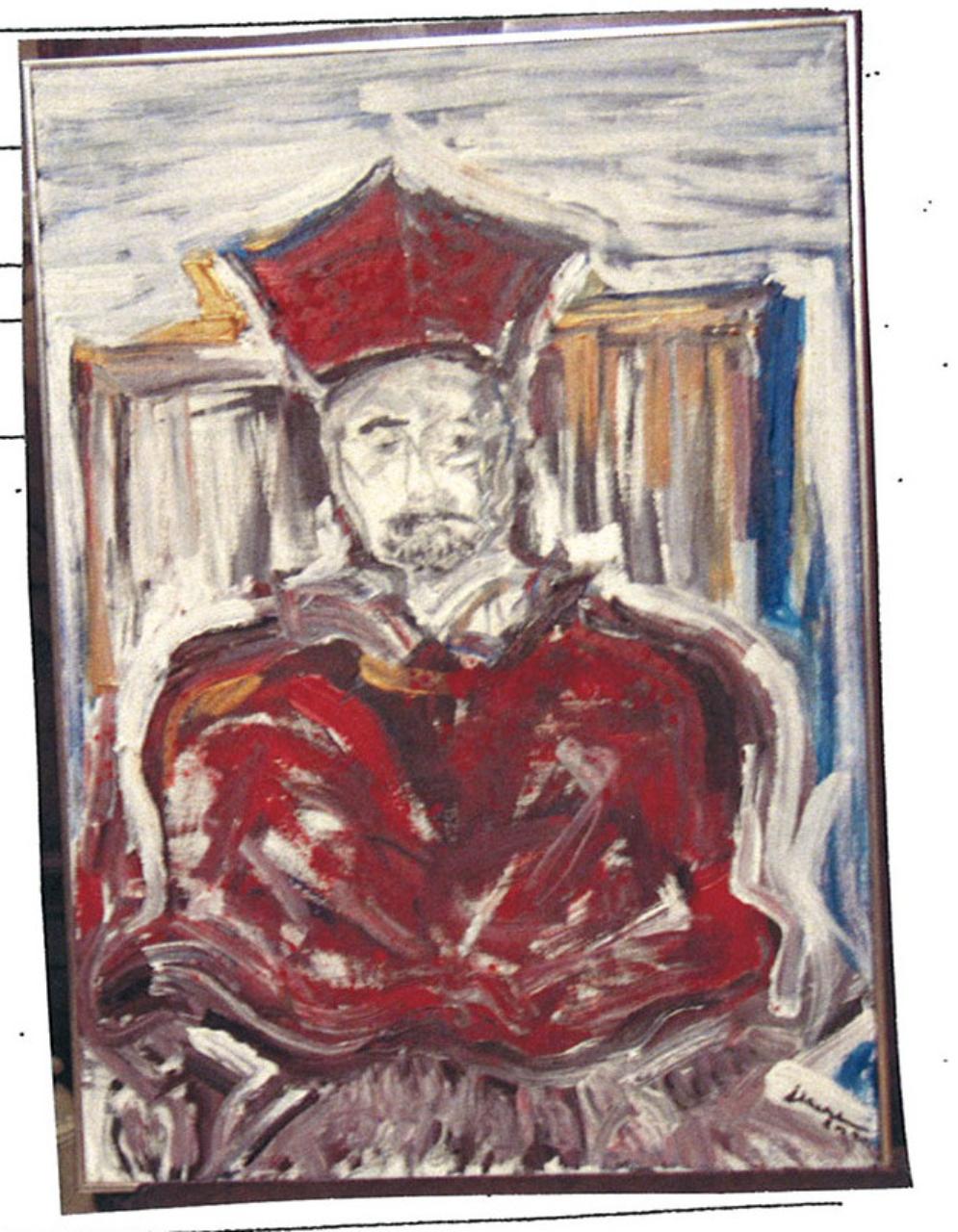 Ritratto del Cardinale Federico Borromeo, Cardinale Federico Borromeo (dipinto) di Lanzeni, Donatella (secc. XX/ XXI)