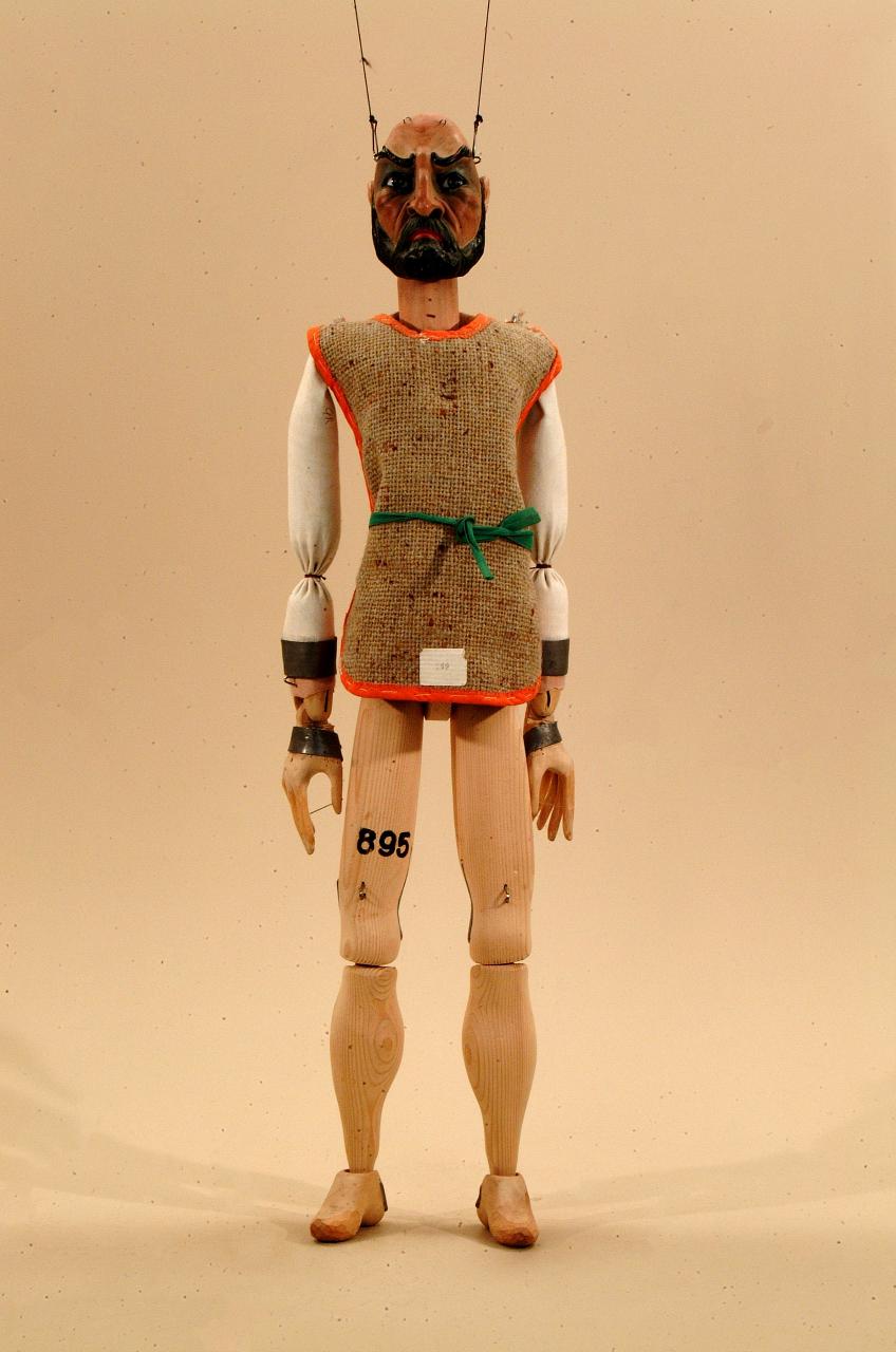 Oscurantismo (marionetta) di Citterio, Franco; Citterio, Franco; Schiavolin, Giovanni; Associazione Grupporiani; Citterio, Franco (ideatore; realizzatore; realizzatore; realizzatore; realizzatore) - Associazione Grupporiani||Associazione Grupporiani (ultimo quarto sec. XX)