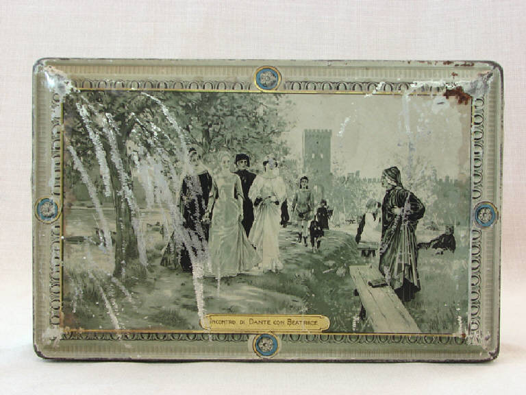 scatola per amaretti di Davide Lazzaroni (laboratorio) (primo quarto sec. XX)