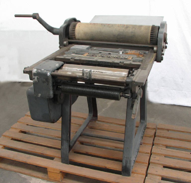 macchina da stampa tipografica di Saroglia (sec. XX)