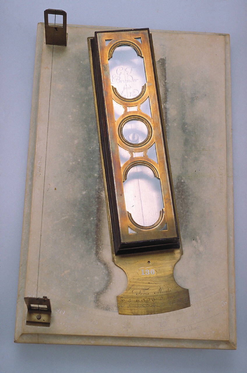 Bussola di declinazione a traguardi di Brander Giorgio Federico (1780 ca.)