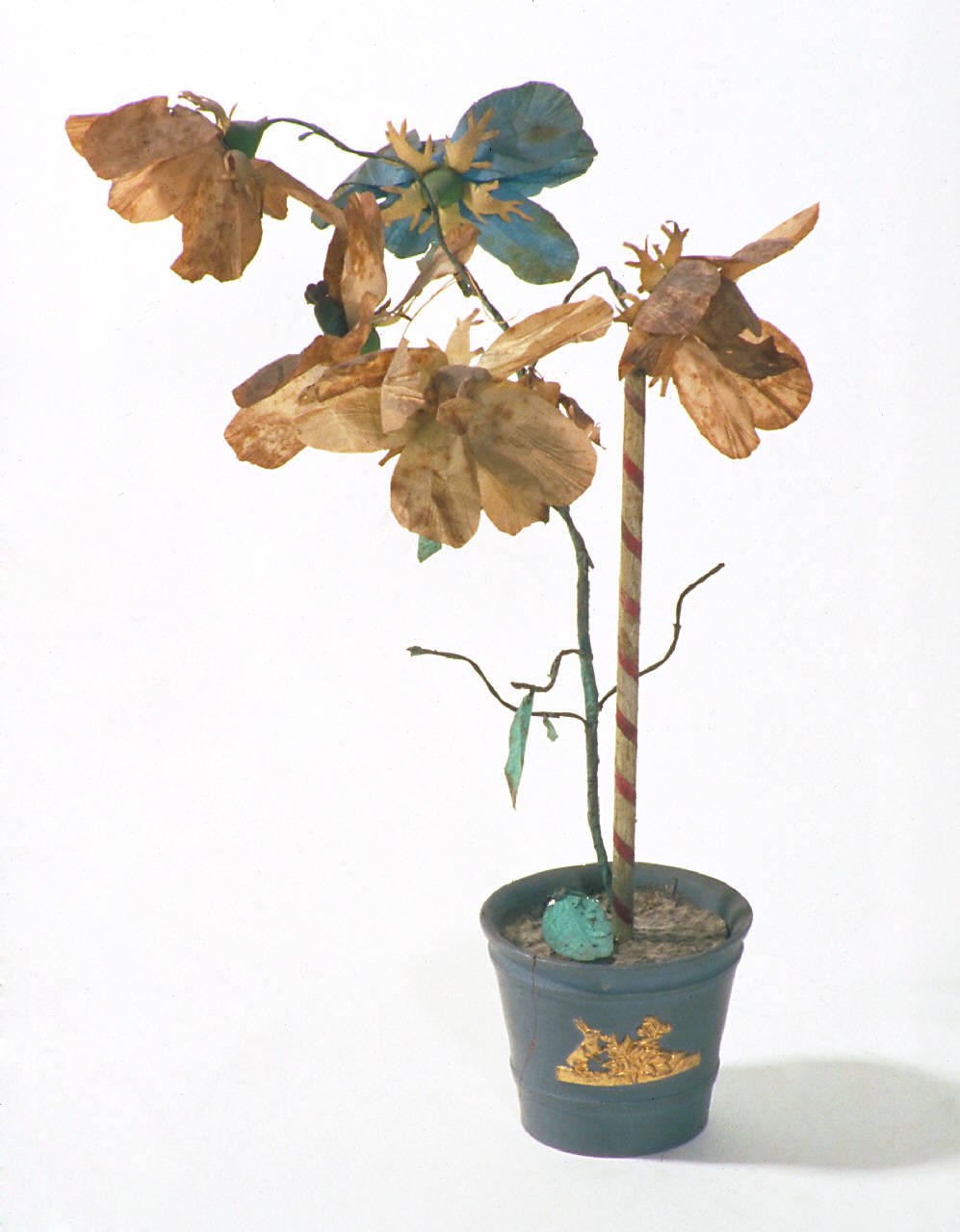 Vasetto con fiori di carta (primo quarto sec. XIX)