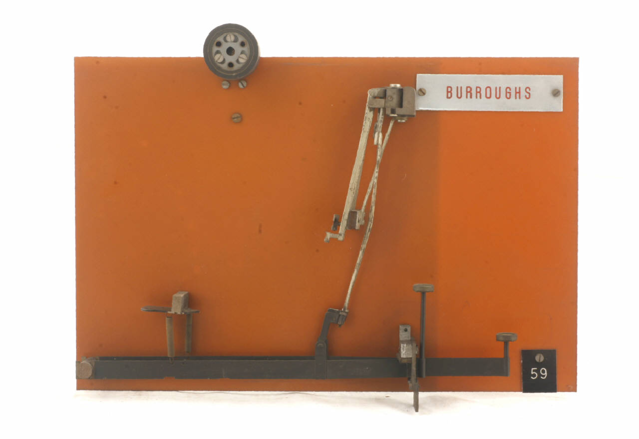 cinematismo di Burroughs Adding Machine Company (sec. XX)