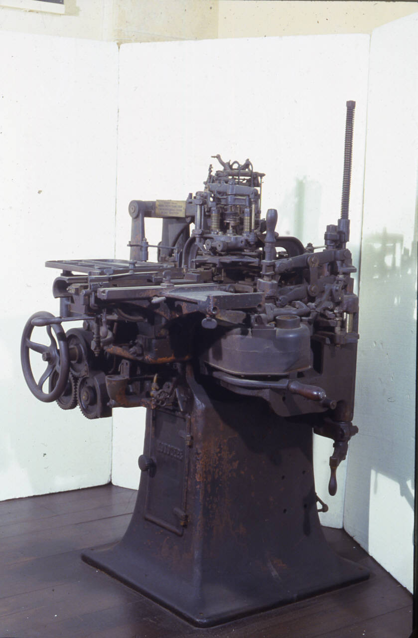 macchina fonditrice di Lanston Tolbert||Monotype Corporation (sec. XX)