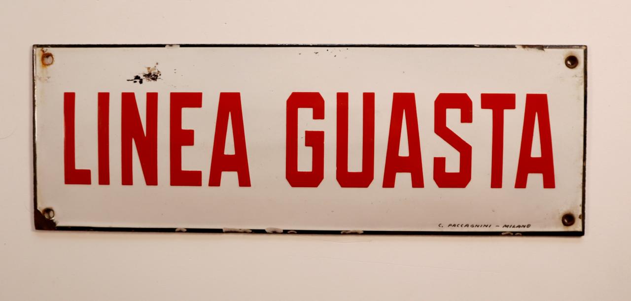 cartello da cantiere di C. Paccagnini (seconda metà sec. XX)