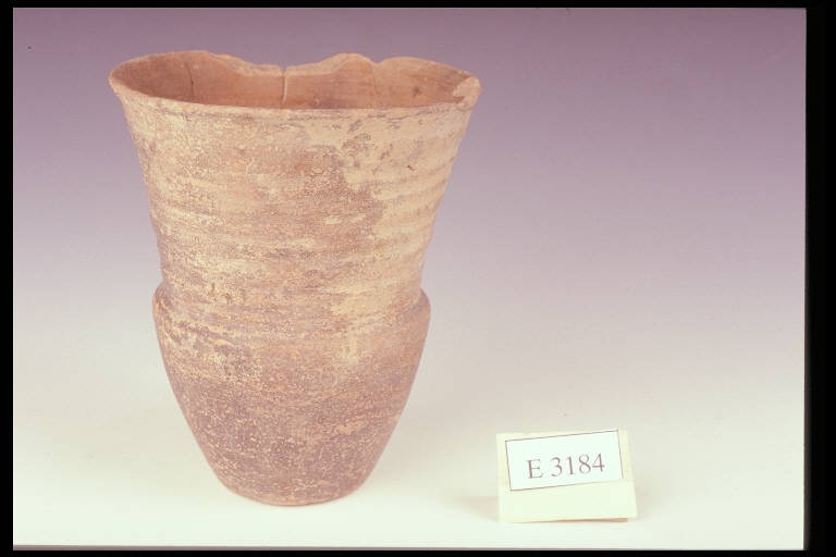 bicchiere a risega mediana, DE MARINIS / tipo C1 - cultura di Golasecca (sec. V a.C.)