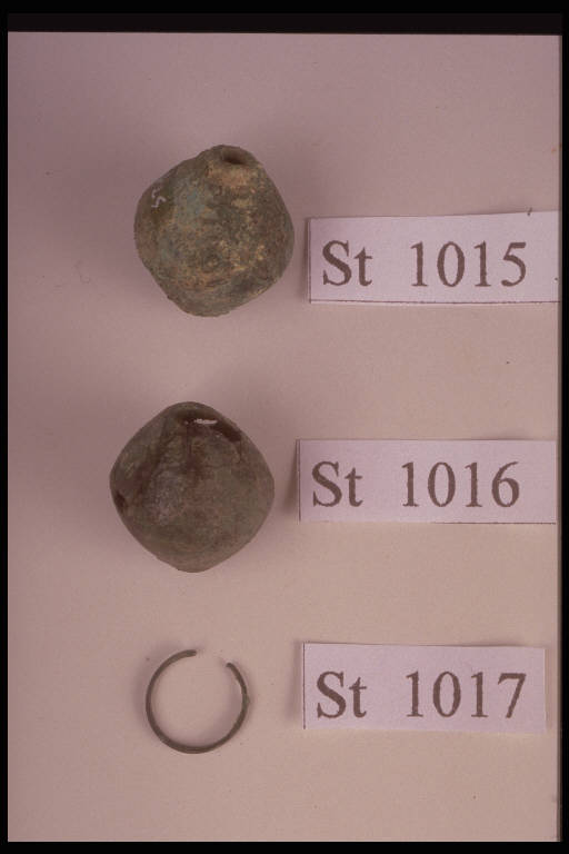 anello a spirale - cultura di Golasecca (secc. VI/ IV a.C.)