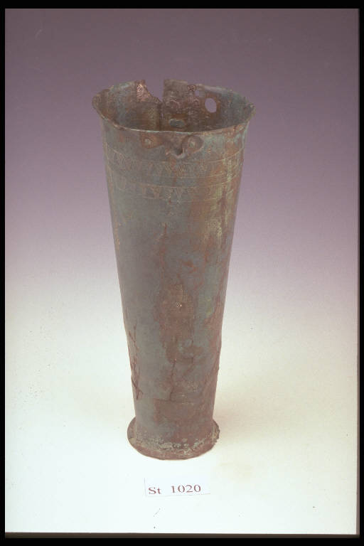 situla - cultura di Golasecca (sec. V a.C.)