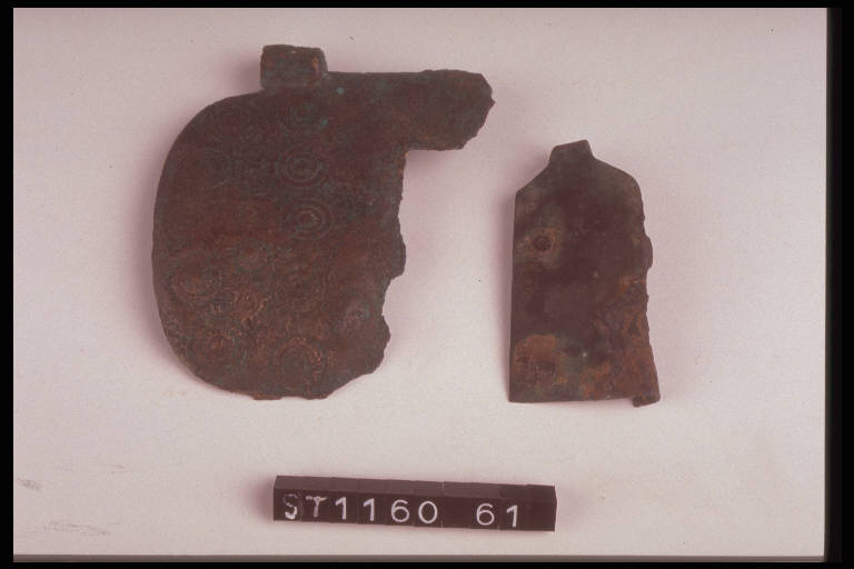 gancio di cintura o cinturone - cultura di Golasecca (terzo quarto sec. VI a.C.)