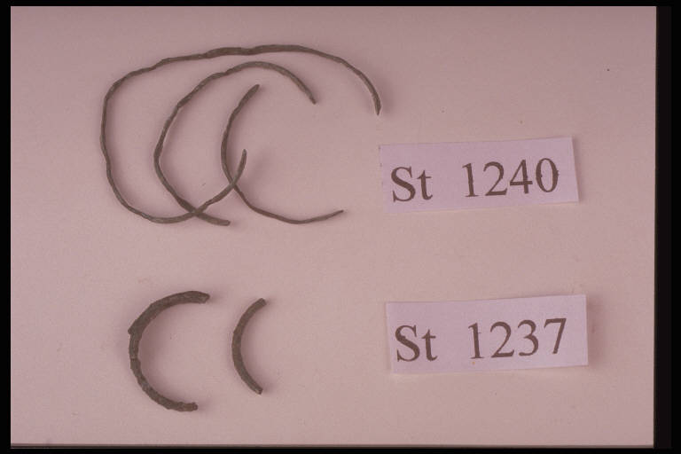 anello a spirale - cultura di Golasecca (sec. IX a.C.)