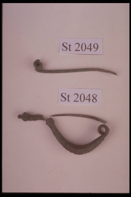 ardiglione - cultura di Golasecca (fine/inizio secc. VI/ V a.C.)