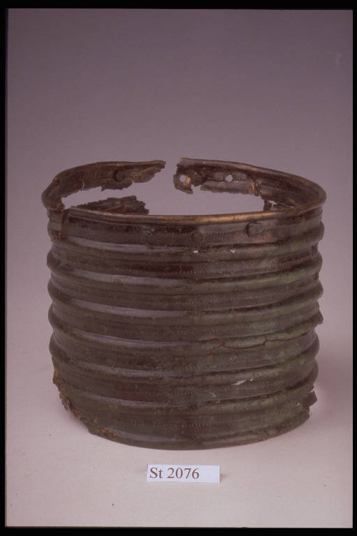 cista - cultura di Golasecca (fine/inizio secc. VI/ V a.C.)