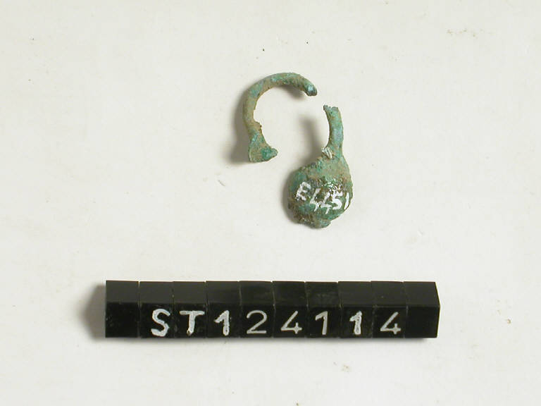 pendaglio a secchiello - cultura di Golasecca (secc. VI/ V a.C.)