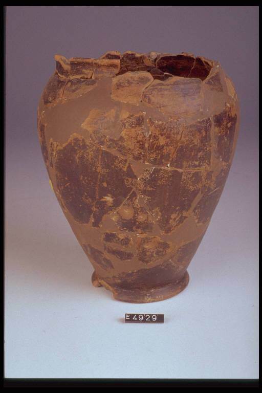 boccale ovoide - cultura di Golasecca (fine/inizio secc. VI/ V a.C.)