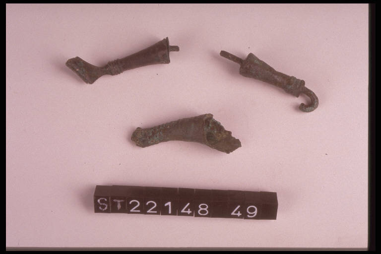 fibula ad arco composito, DE MARINIS / tipo Sesto Calende - cultura di Golasecca (fine/inizio secc. VI/ V a.C.)