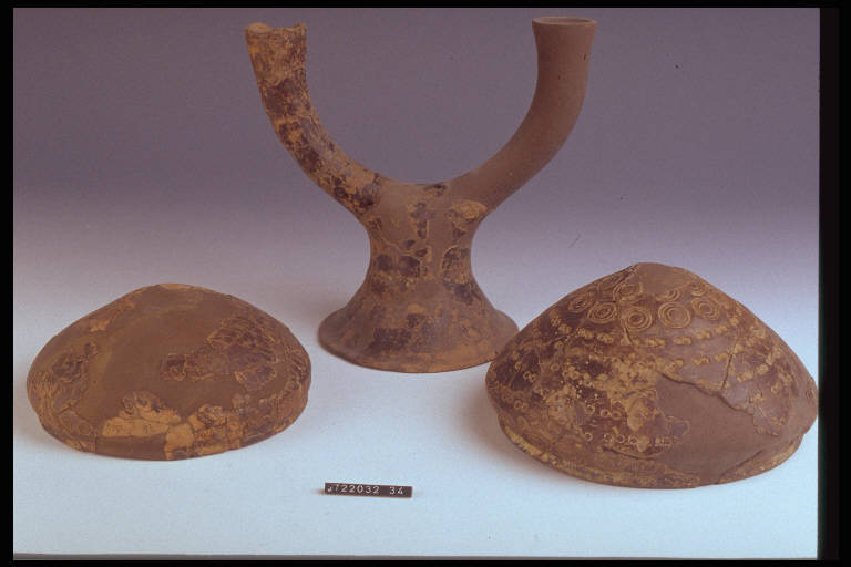 doppiere - cultura di Golasecca (fine/inizio secc. VI/ V a.C.)