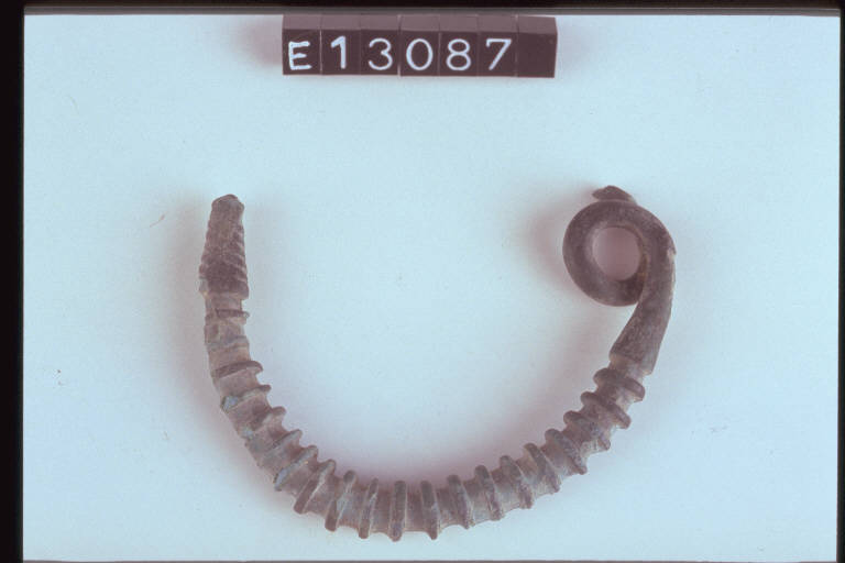 fibula ad arco ingrossato - cultura di Golasecca (sec. IX a.C.)