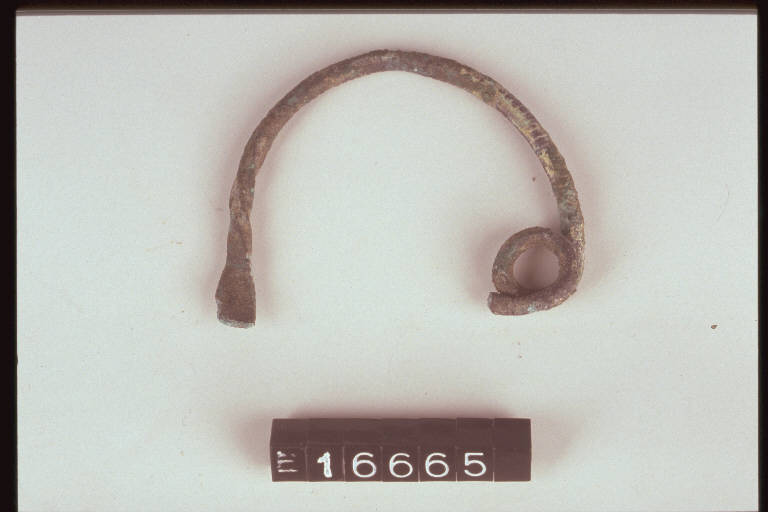 fibula ad arco semplice - cultura di Golasecca (sec. X a.C.)