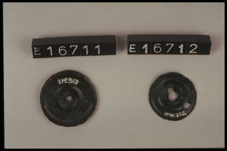 disco - cultura di Golasecca (secc. VIII/ V a.C.)