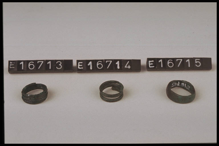 anello - cultura di Golasecca (secc. VIII/ V a.C.)