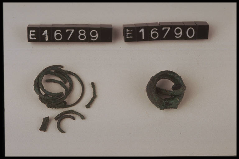 anello a spirale - cultura di Golasecca (secc. VIII/ V a.C.)