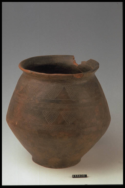 urna biconica - cultura di Golasecca (sec. VII a.C.)