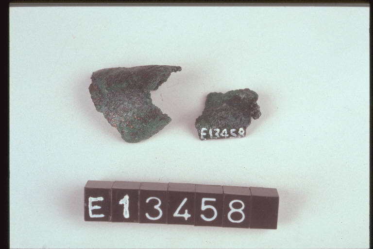 lamina - cultura di Golasecca (fine/inizio secc. VI/ V a.C.)